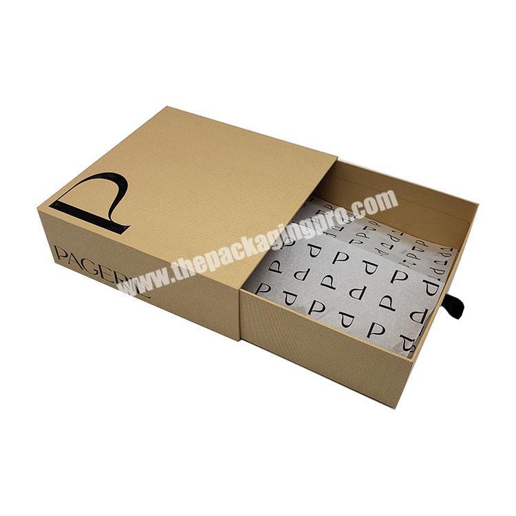custom luxury clothing gift packaging box with your own logo