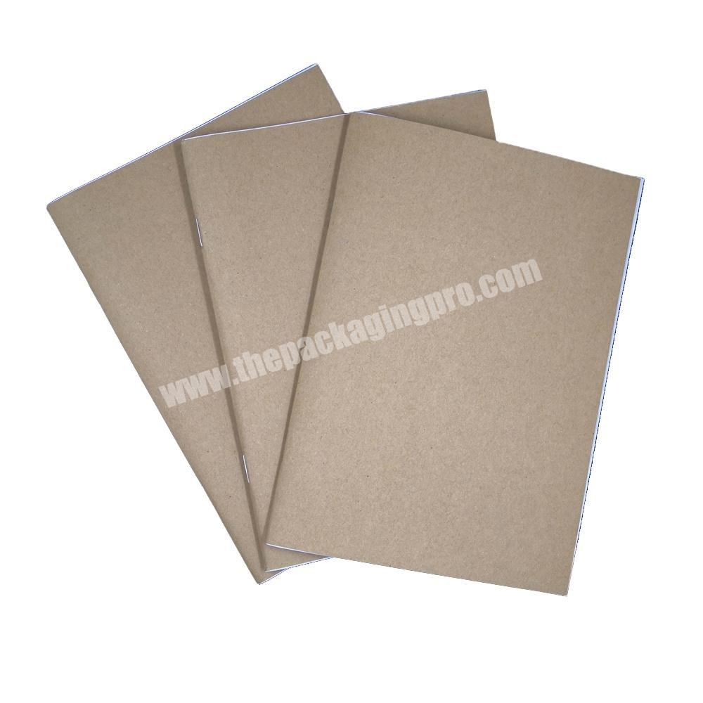 custom size silicone release paper reusable blank sticker book collecting  albums with brown kraft covers sticker