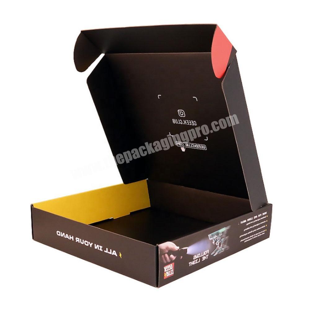 eco friendly Pink Cosmetics Mailer shipping box Custom Printed logo corrugated cardboard mailing boxes for Packaging