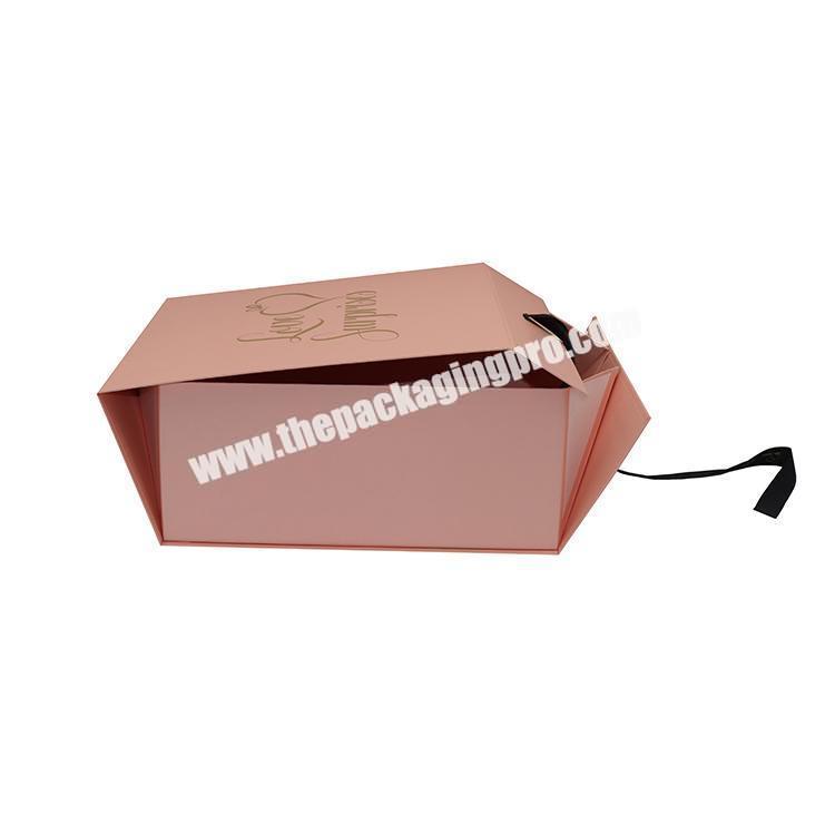 Custom custom luxury clothing foldable rigid box