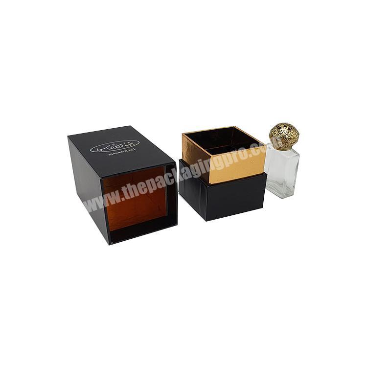 factory directly custom empty small black perfume gift box