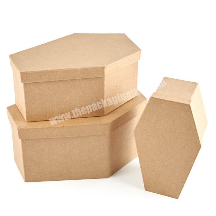 gift cardboard packaging coffin shape box