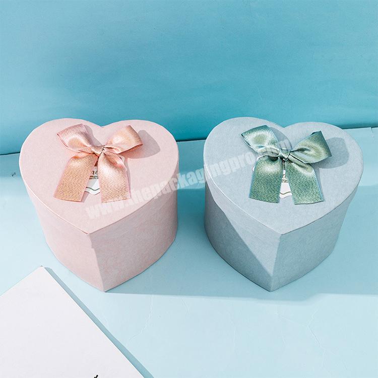 high quality custom luxury empty heart shaped chocolate decoration box