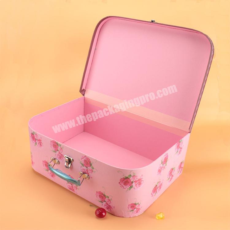 high quality kids  custom suitcase box with handle