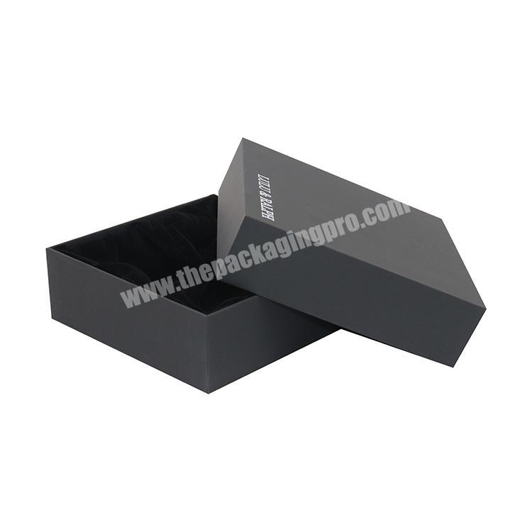 high quality wholesale luxury empty black gift box