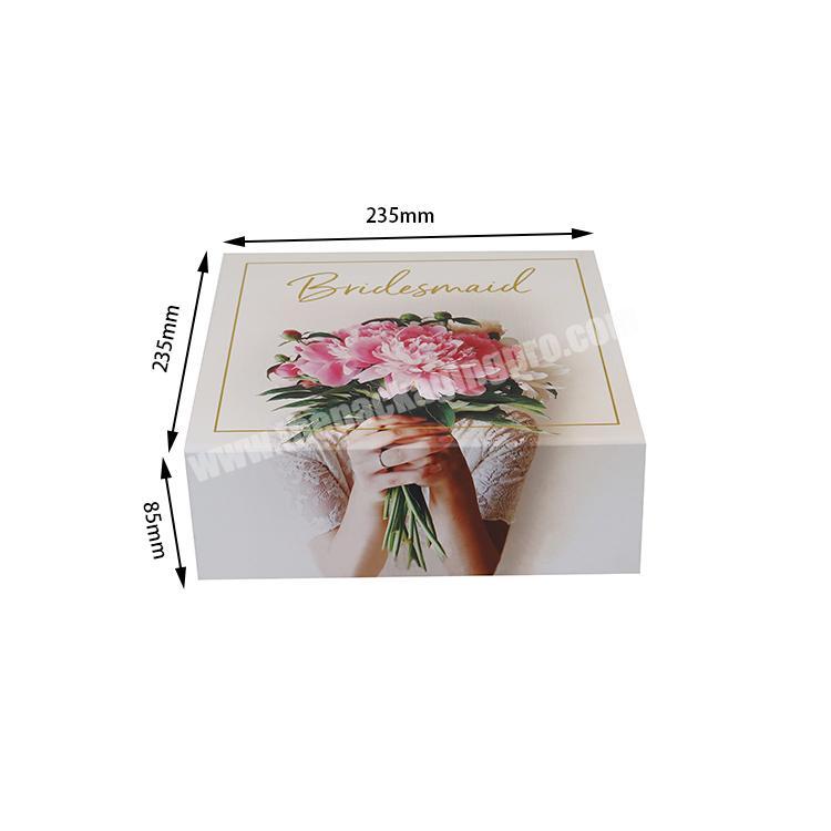 homemade custom luxury bridesmaid box