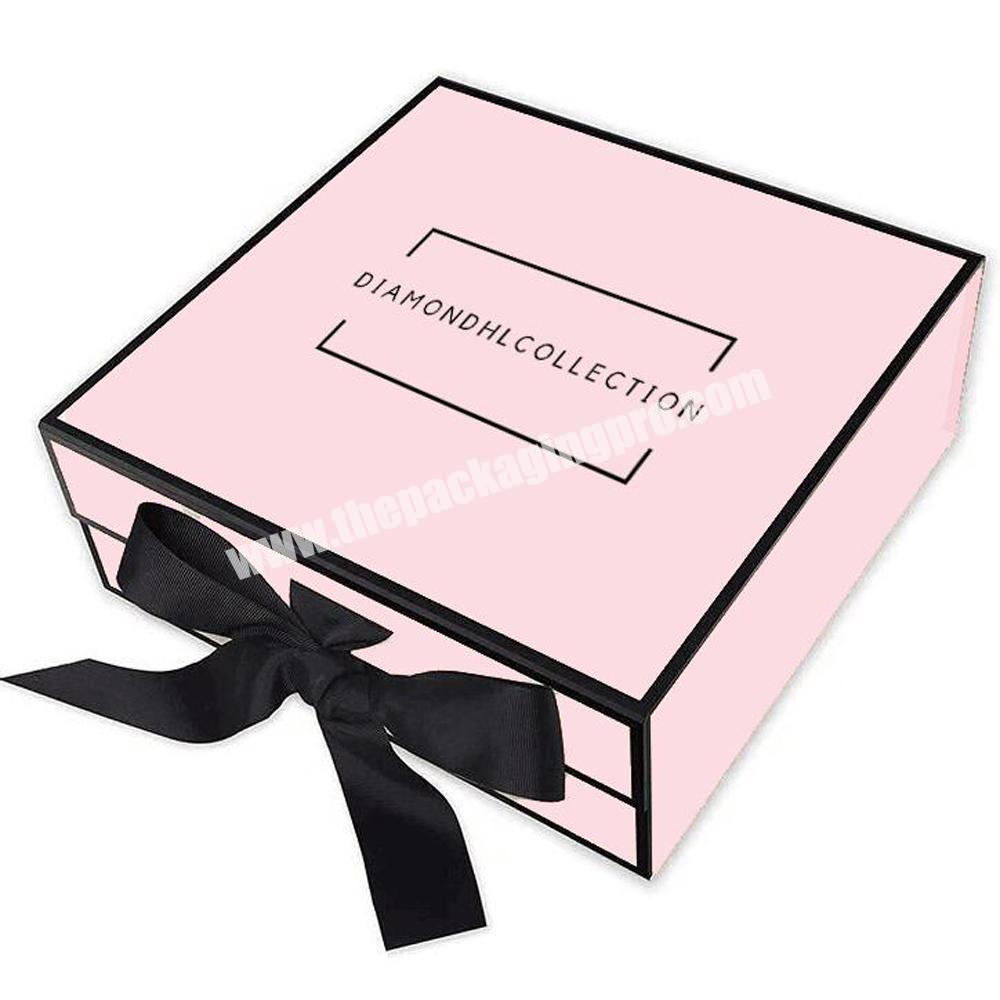 Luxury Magnetic Foldable Cardboard Paper Shipping Boxes For Gift Packaging With Custom Private Label