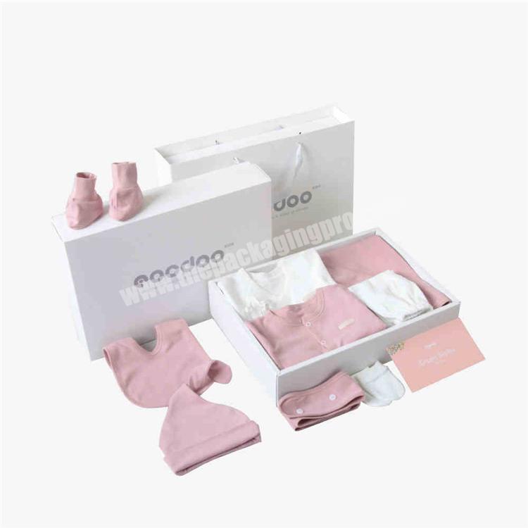 luxury packaging new born baby gift box set