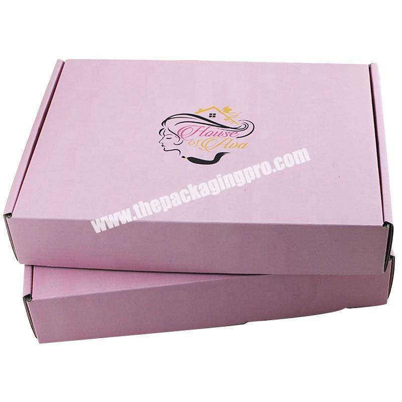 pink shoes boxes with custom logo luxury shipping packaging glossy mailer boxes for productsproductsjewelry