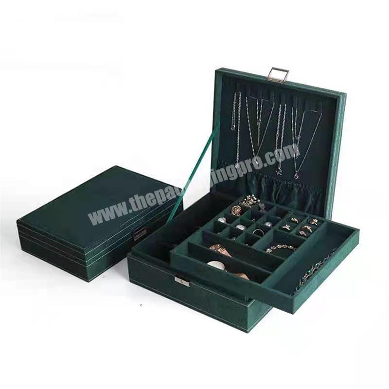 professional wholesale luxury drawer velvet jewelry boxes