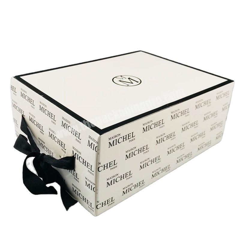 shipping box Professional Magnetic Close Gift Paper Boxes Ribbon
