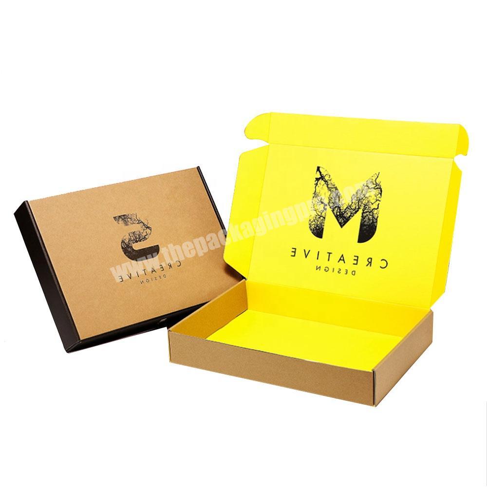 white sunglass shipping skincare mailer box custom printed eco kraft corrugated printing yellow mailing clothes boxes square