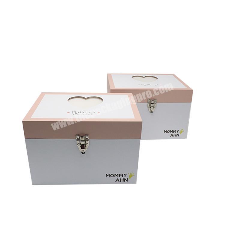 wholesale cardboard keepsake box for baby