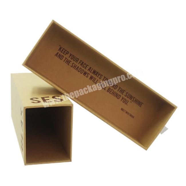 100% Eco-Friendly Recycle Brown Kraft Paper Shoe Box With Die Cut Window