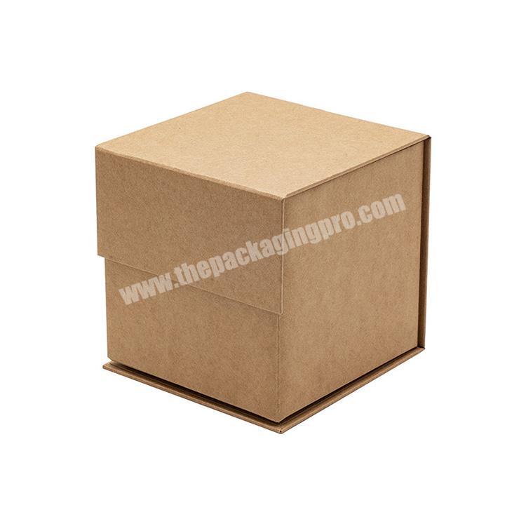 12*12*12cm custom size logo square small gift packaging magnet folding box