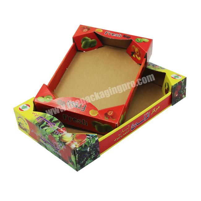 2016 China Factory Wholesale Price Best Quality Colourful Lettuce Packaging Corrugated Box