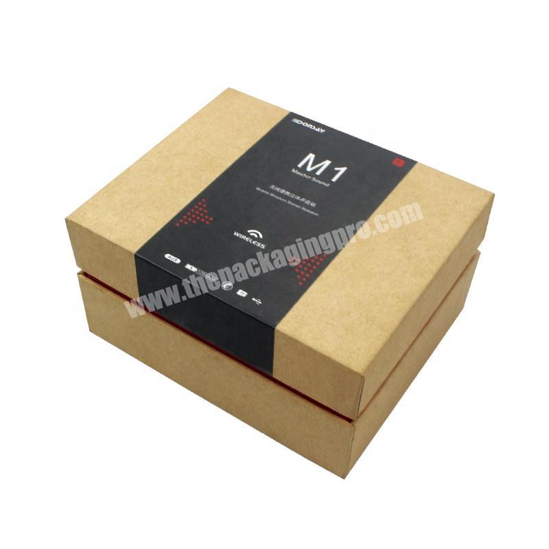 2020 hot sale Best price from china supplier customized top and base  gift box custom printed kraft paper manufacturers