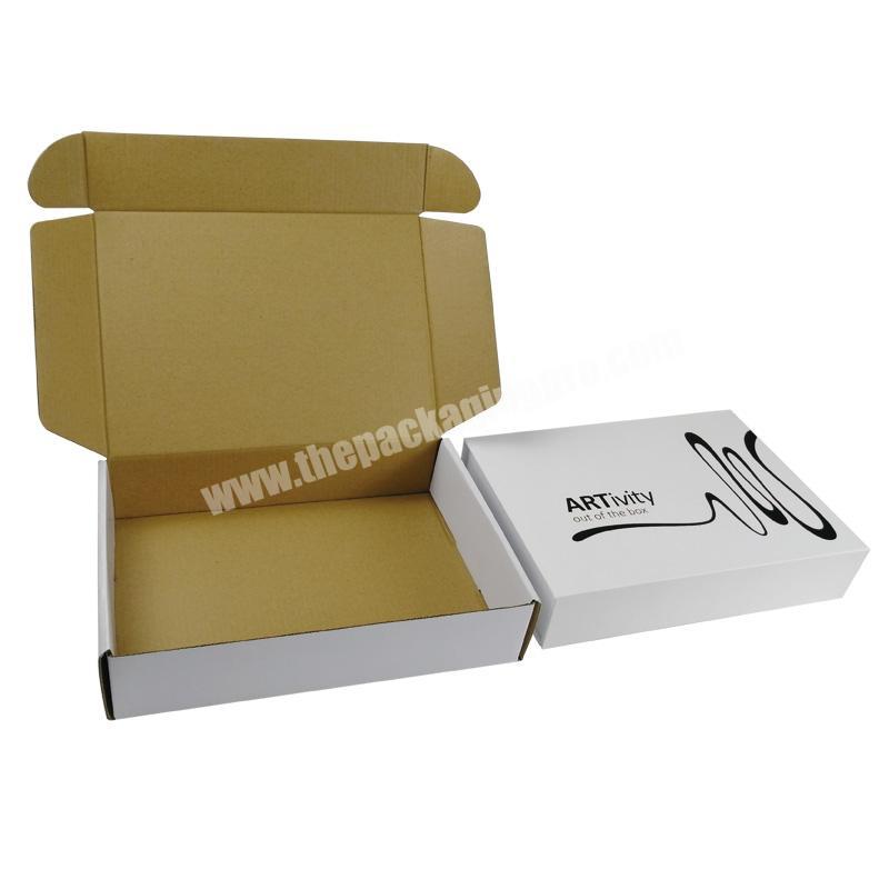 New Arrival Simple Folding Clothes Packaging Box Packaging Paper Boxes Shipping Boxes Custom Logo Packaging