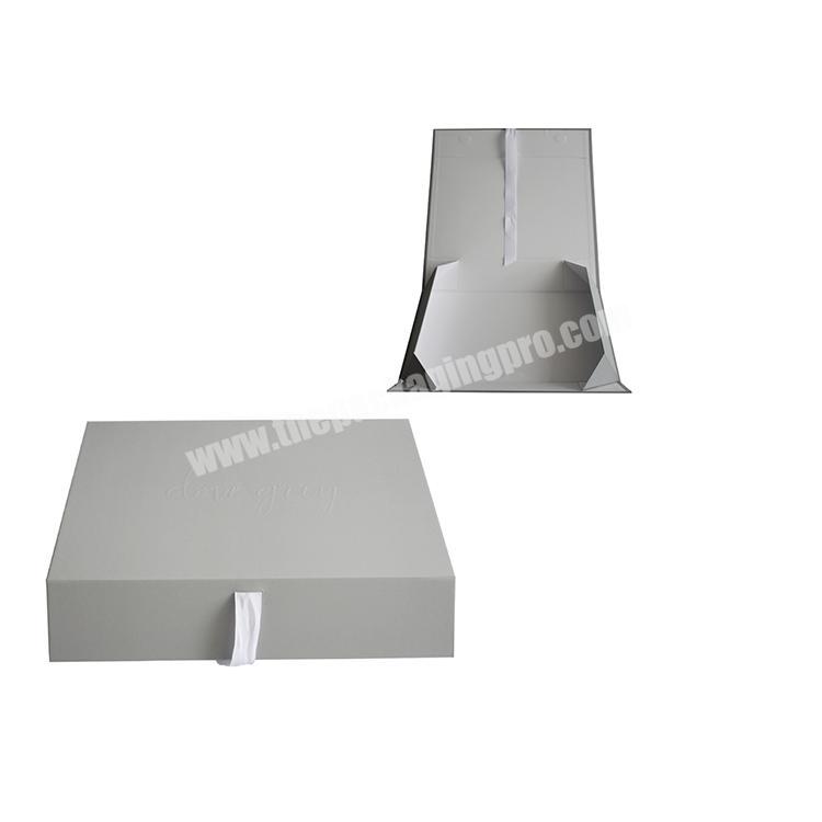 hot selling carton jewelry cardboard packaging folding gift shoes box custom with magnetic lid