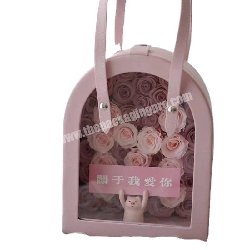 2022 High Quality Round luxury Flower Boxes Mom I Love you Custom luxury packaging gift hat rose flower box