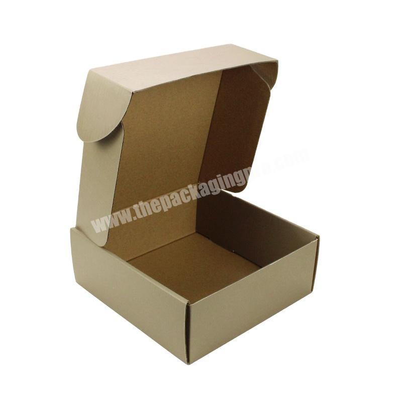 2022 New Style Custom Logo Printed Brown Mailer Box, Durable Clothing  Gift  Shoes Paper Packaging Cardboard Shipping Boxes