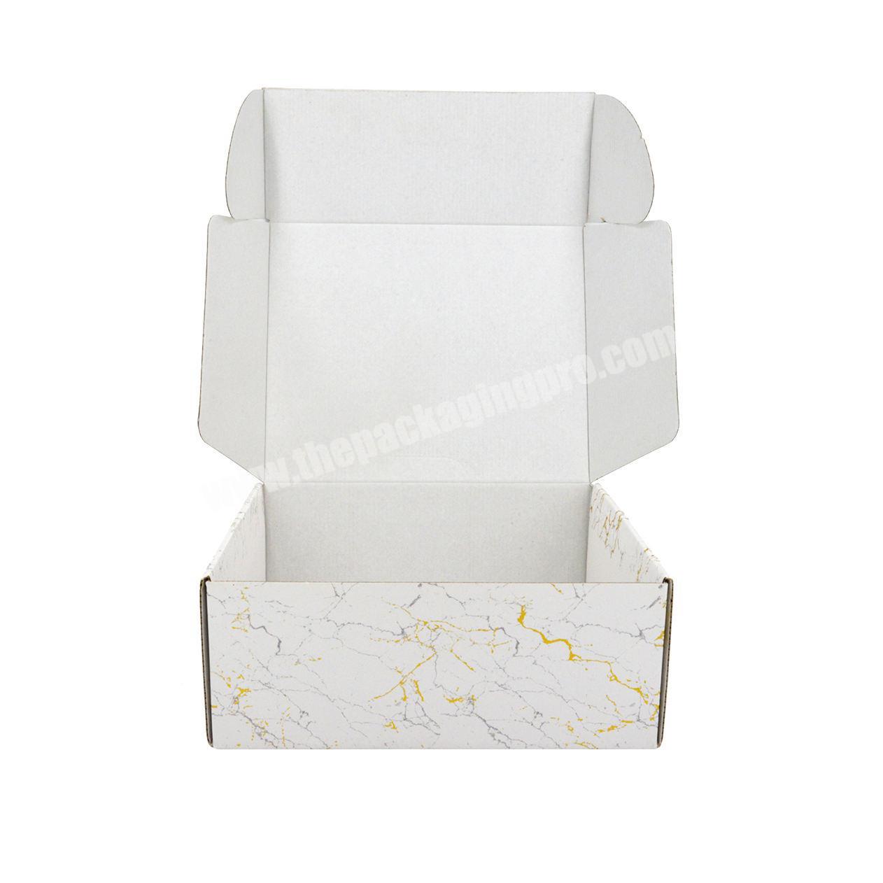 2022 Wholesale Customized Good Quality Corrugated White Foldable Paper Box