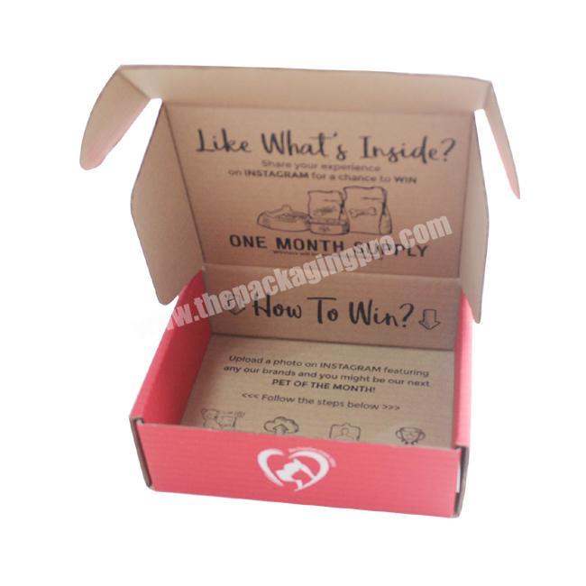 2022 printed mailing umbrella gift packaging kraft paper packaging shipping carton box for clothing custom logo