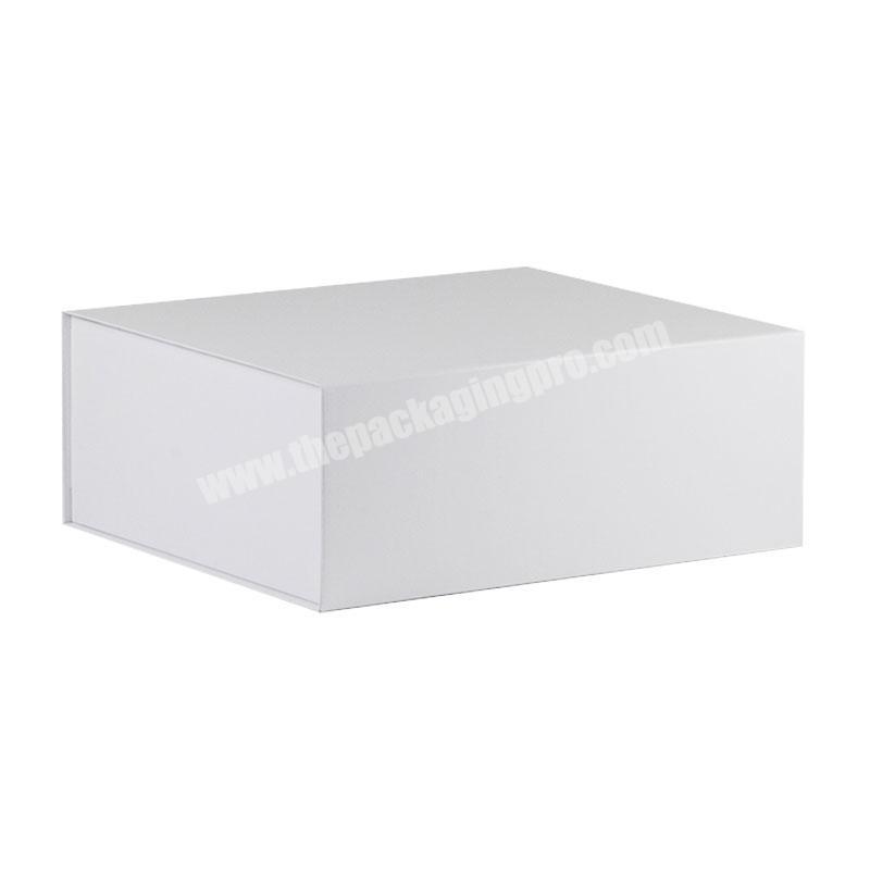 33*29*13cm custom large white folding magnet lid gift boxes wholesale