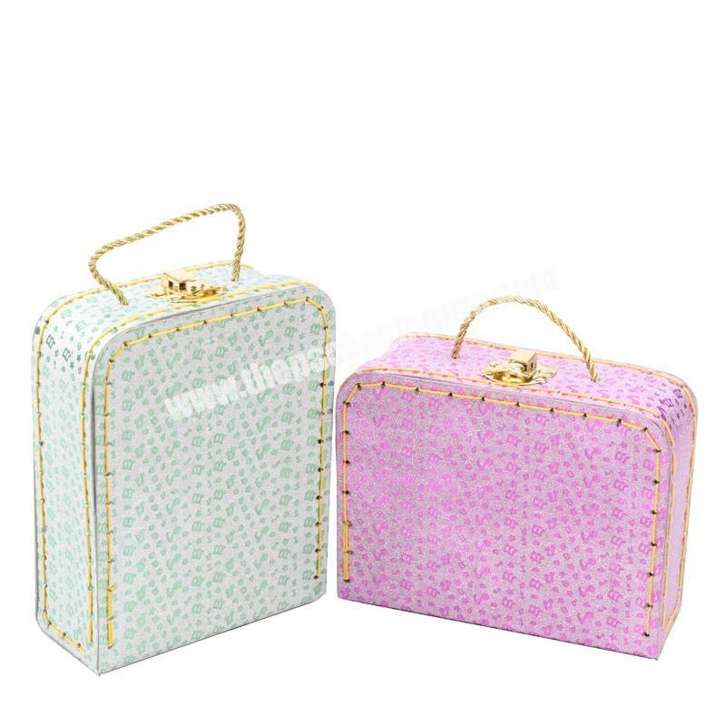storage gift boxes small children cardboard travel box suitcase beauty box luxury suitcase wholesaler
