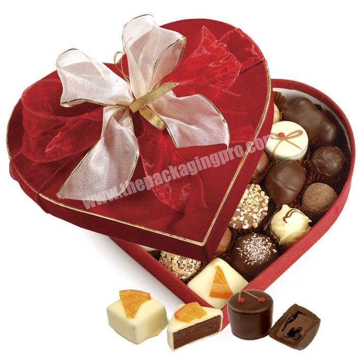 Best Seller Heart Shaped Paper Packaging Box for Chocolate Custom Design