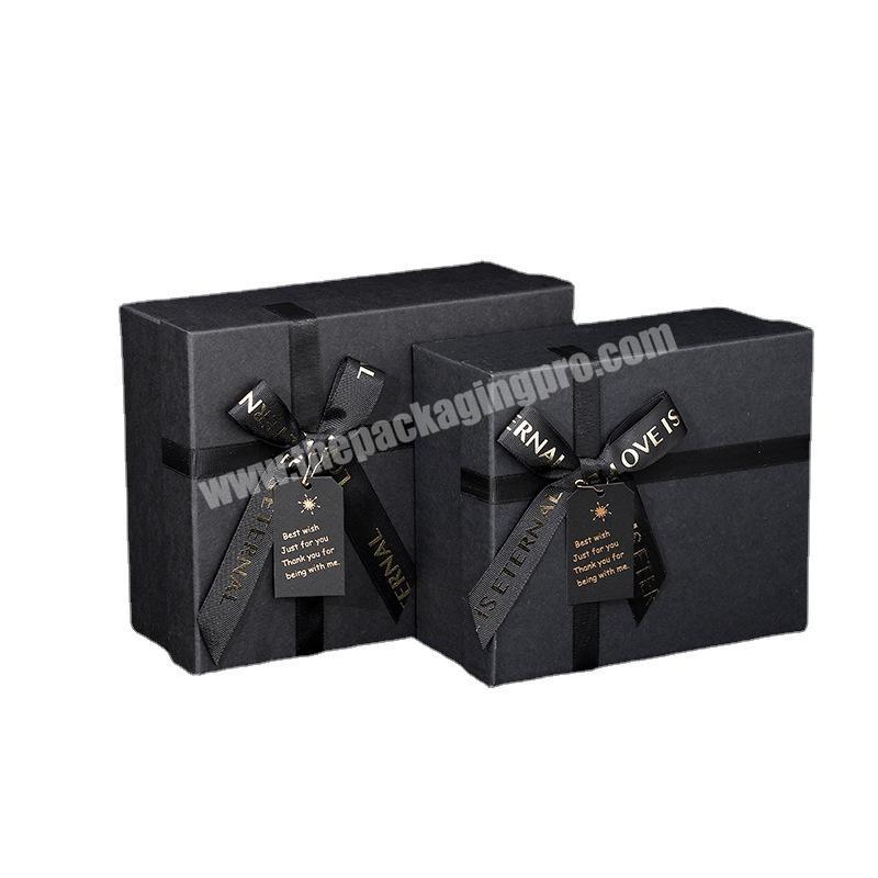 Black Bow  Men's Gift Box Birthday Gift Cup Wallet Gift Packaging Box
