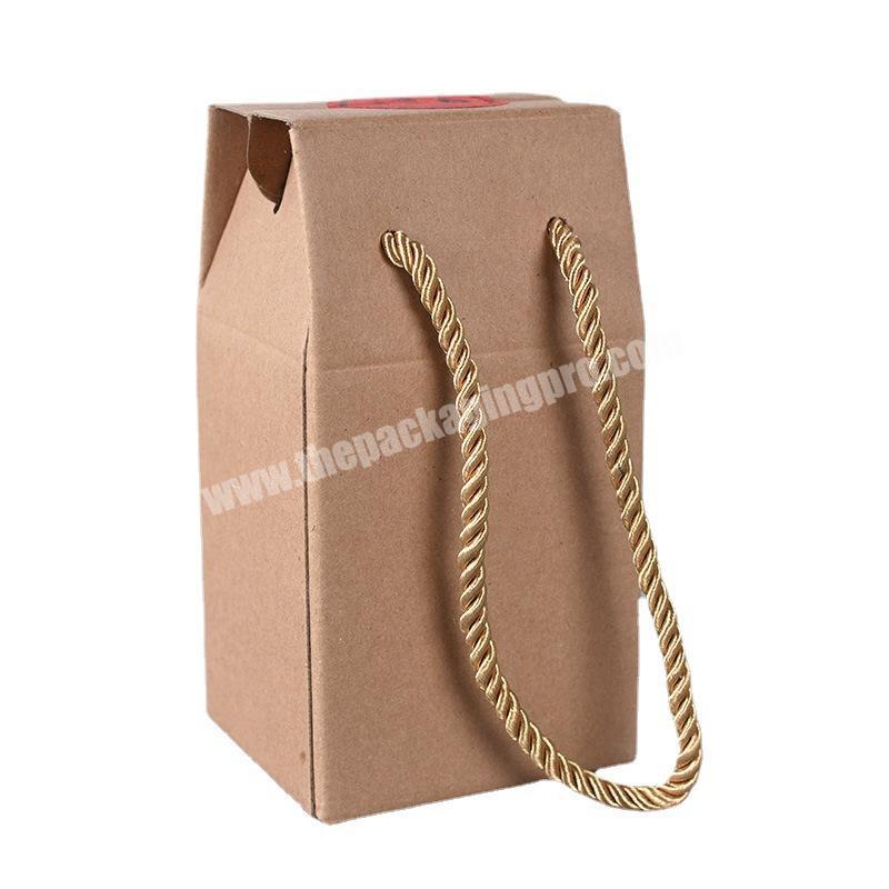 Brown paper box cardboard Custom apple Christmas gift packaging box