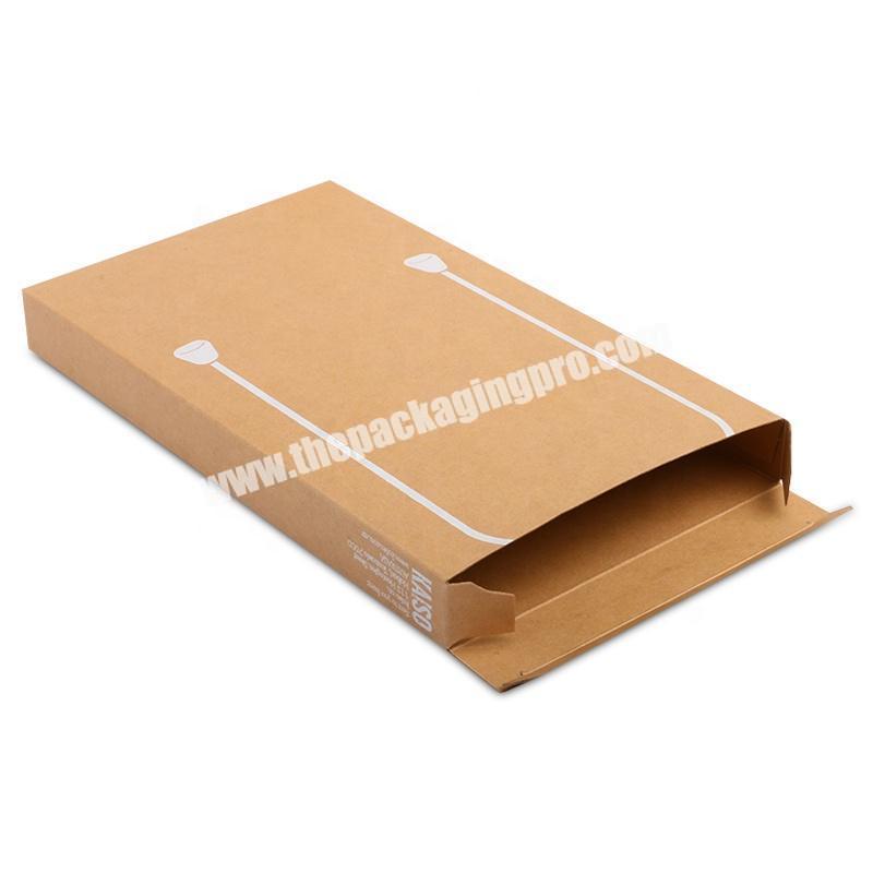 Brown white craft box mobile accessories packing box with your custom logo