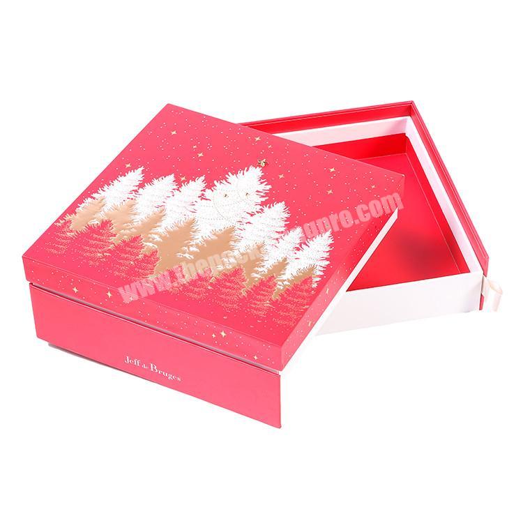 Caja plegable de la Navidad de la boda de papel reciclada de lujo impresa  personalizada para