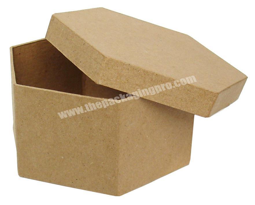 Cardboard Hexagon Shape Packaging Box Paperboard Packing Items Accept CN;GUA Offset Customer's Logo ZL082716218 CMYK ZL