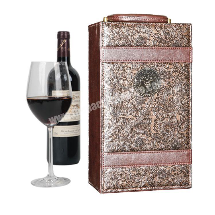 Cardboard wine box wine glass gift boxes wholesale two bottle packaging Gift Box