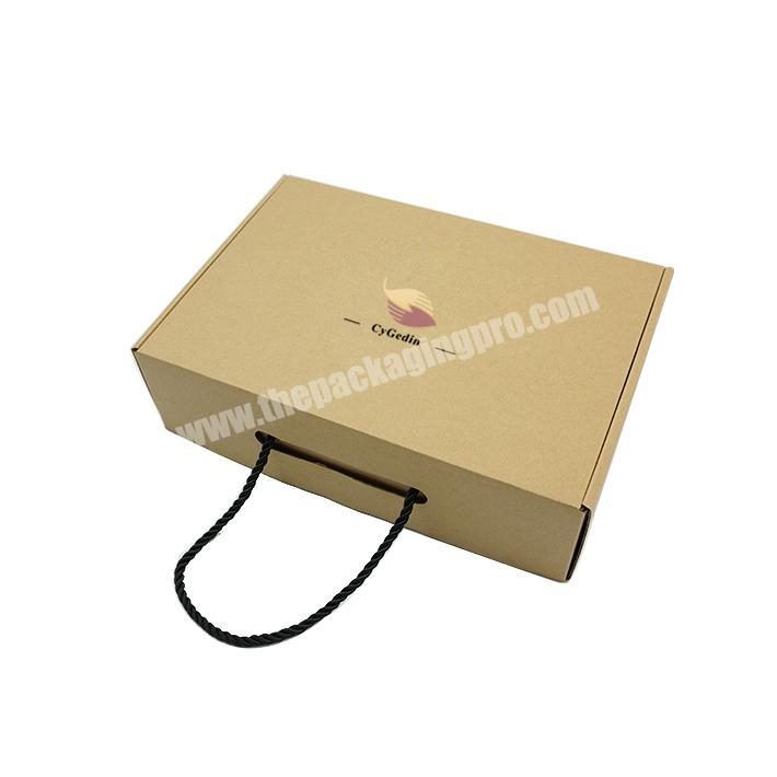 Carton custom logo printing packaging corrugated carton airplane box clothing gift packaging carton ribbon