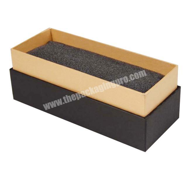 Cheap Black Paper Gift Box With Stamped Logo, Paper Gift Box For Bow Tie Packaging