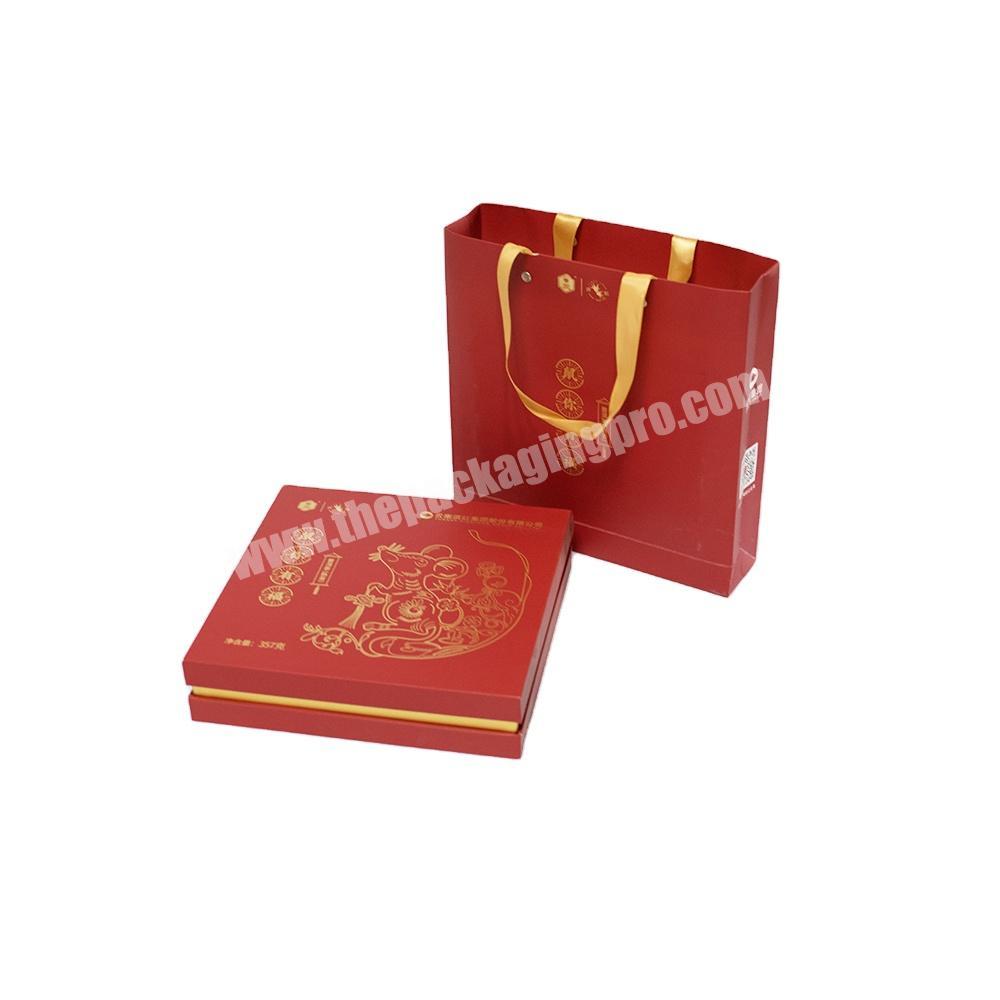 Cheaper Custom Logo Biodegradable Afternoon Tea Packaging Box With Paper Bag And Handle