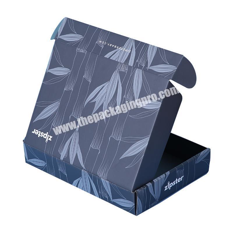 Custom Logo Eco Friendly Wholesale All Color Printing Cardboard Paper Mailer Box Corrugated Packaging Shipping Box For Clothing