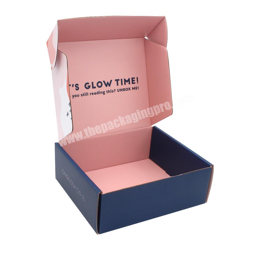 China Manufacturer Custom Logo Printing packging box private label mailing packaging box