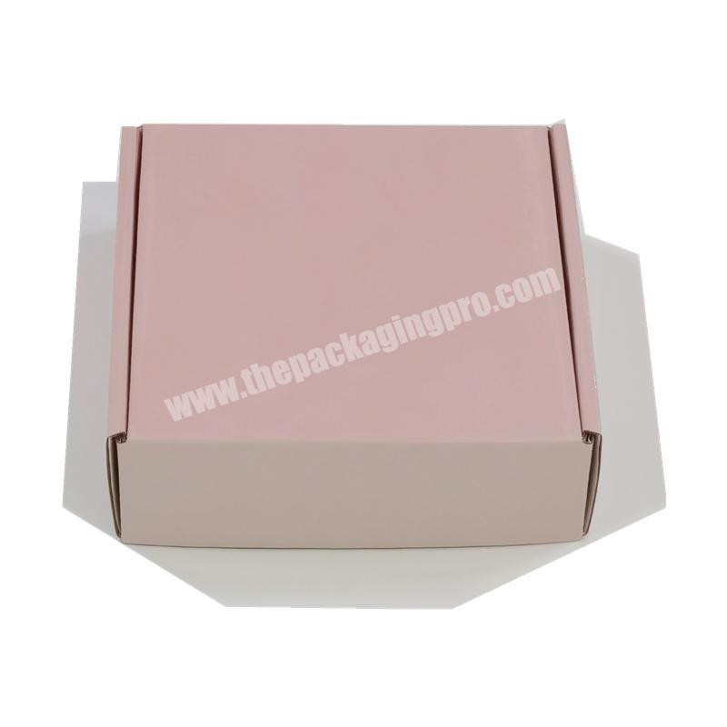 China Professional Manufacture Luxury Holiday Gift Box Pink Corrugated Boxes