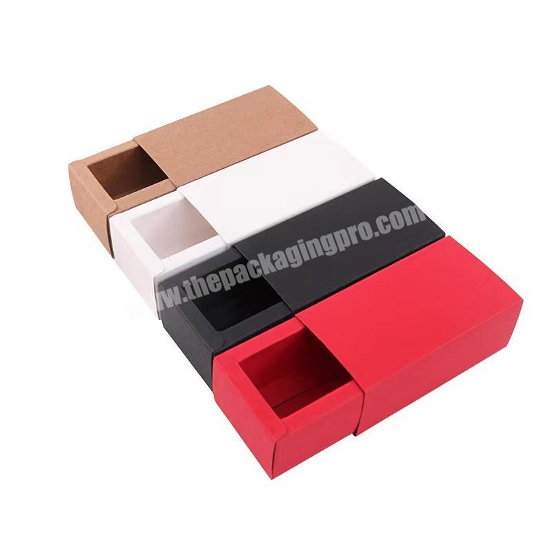 China Spot Cosmetic Box Kraft Paper Box Empty Lipstick Perfume Bottle Box