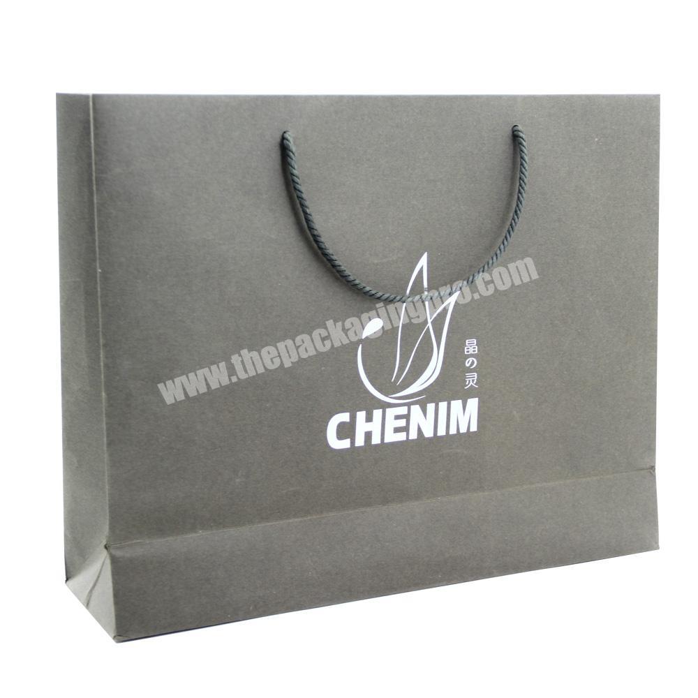 China factory silver stamp lamination ready made paper bag