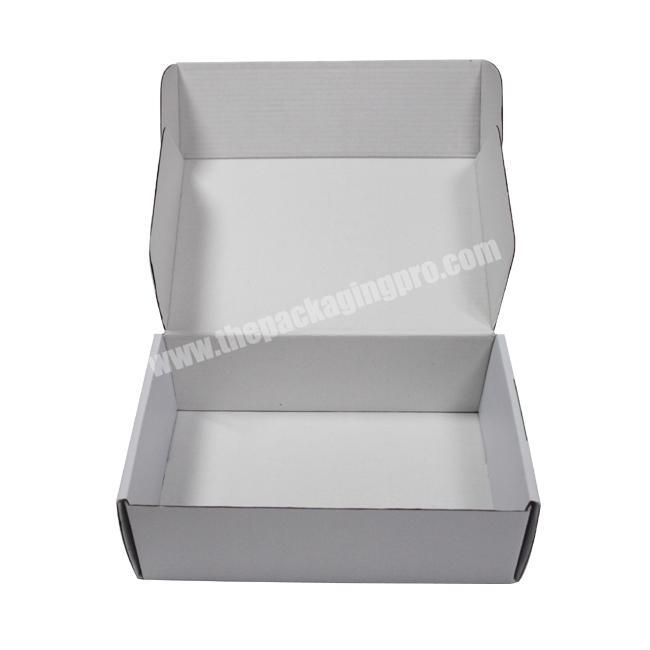 China logo gift Corrugated Shipping cosmetic Box packaging clothing packaging