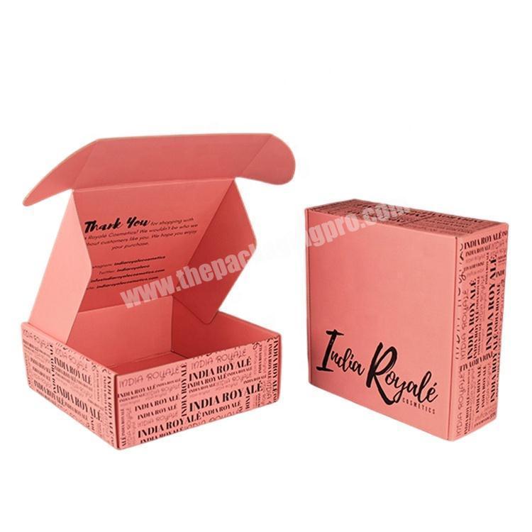 Chinese Factory High Quality Shipping Foldable Mailer Boxes Custom CMYK Brand Printing Corrugated Box