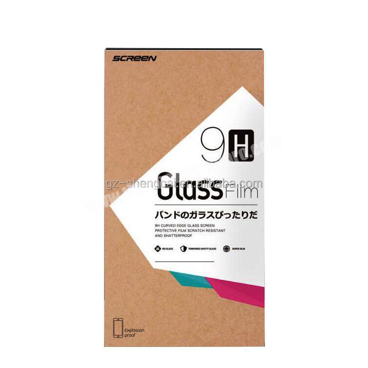 Chinese manufacturers Fashion Tempered Glass Protector Paper Box, cell phone screen protectors paper packaging box