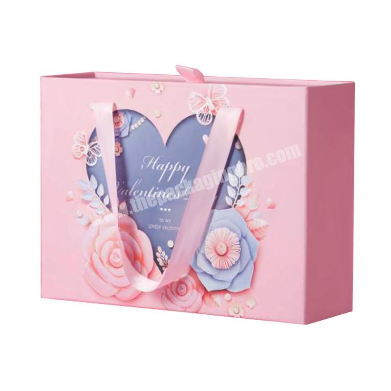 Chrismas Day Flat Shipping  Small Cosmetic Gift Luxury Wedding Box Gift Matte Box Packaging Custom Apparel Matte Black Paper