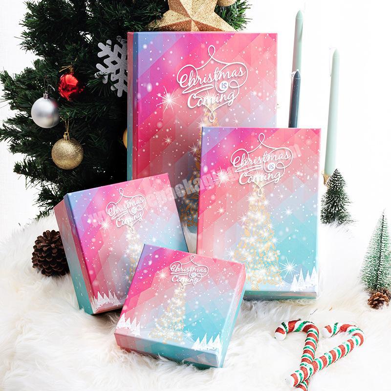 Christmas Eve Apple Packaging Box High-end Scarf Gift Box Rectangular Candy Gift Box