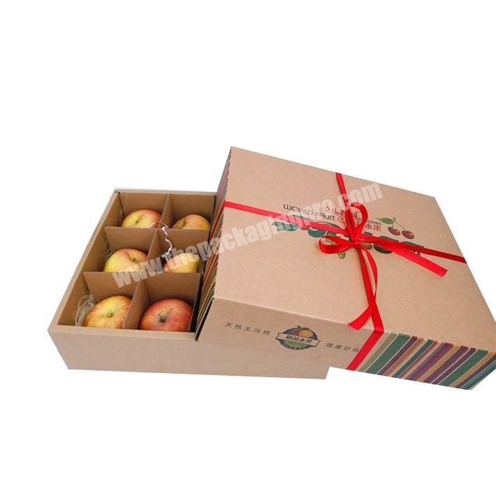 Corrugated Carton for packing Fruit and Vegetable Fruits with custom sizedesignlogo
